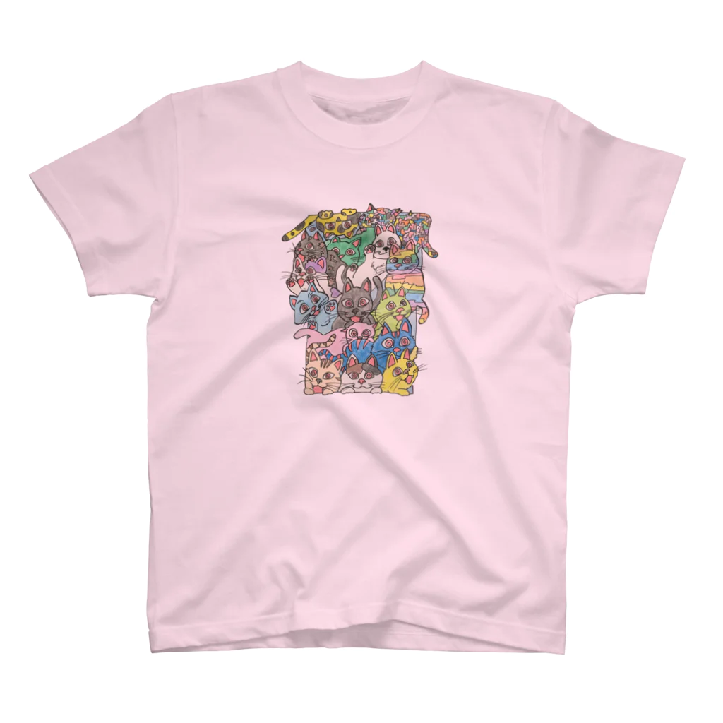 ペコペコマンのMAXねこまみれ Regular Fit T-Shirt