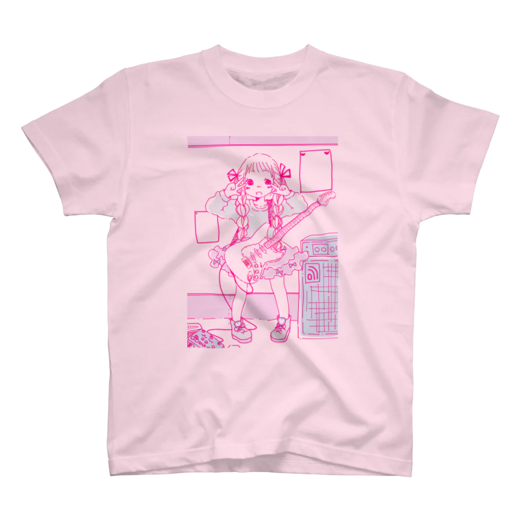 飴玉宝石箱のフェンダー少女 スタンダードTシャツ