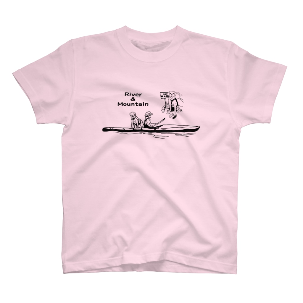 proxima137の登山とカヌーとラブラドール Regular Fit T-Shirt
