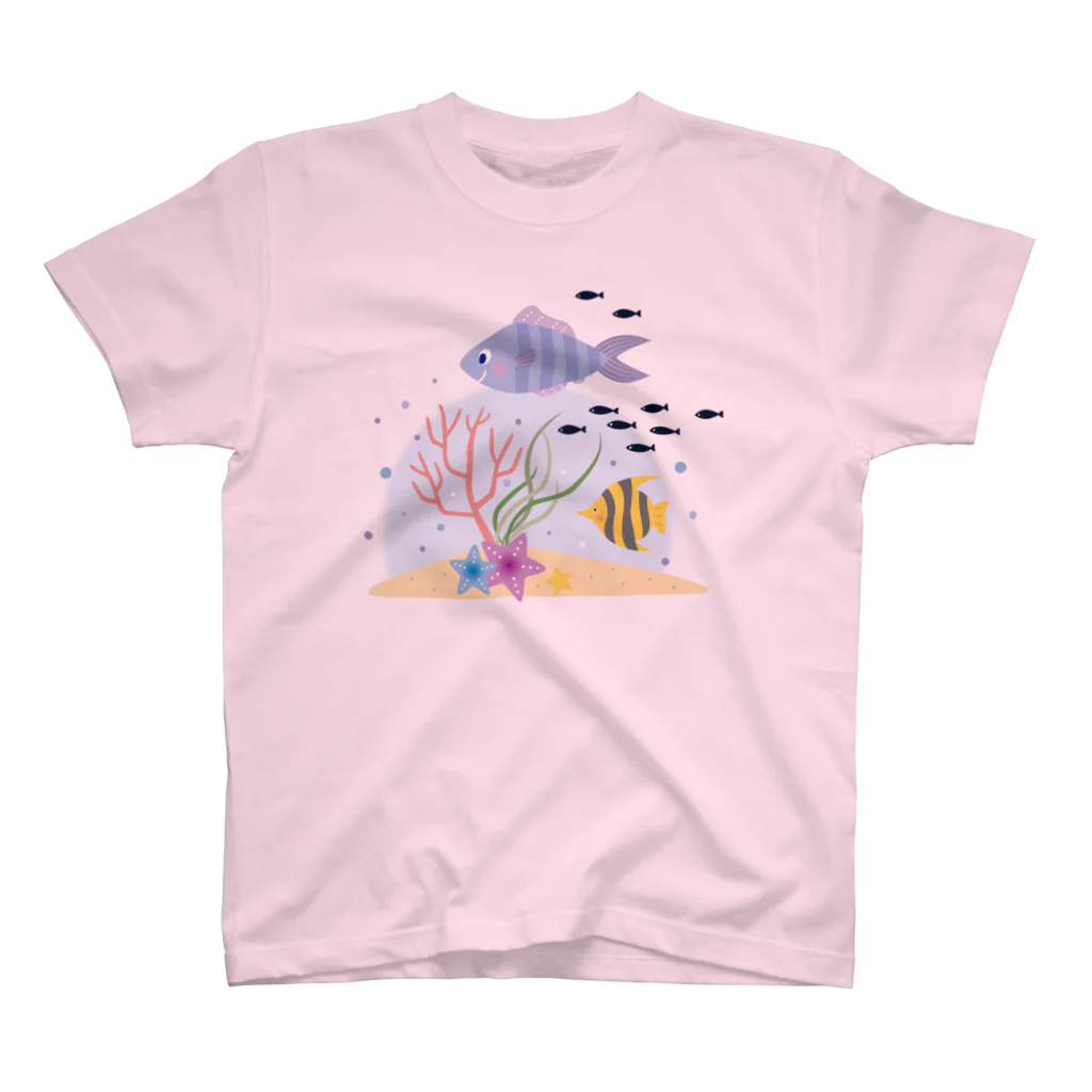 Chieko Sadoharaの海の生き物 スタンダードTシャツ