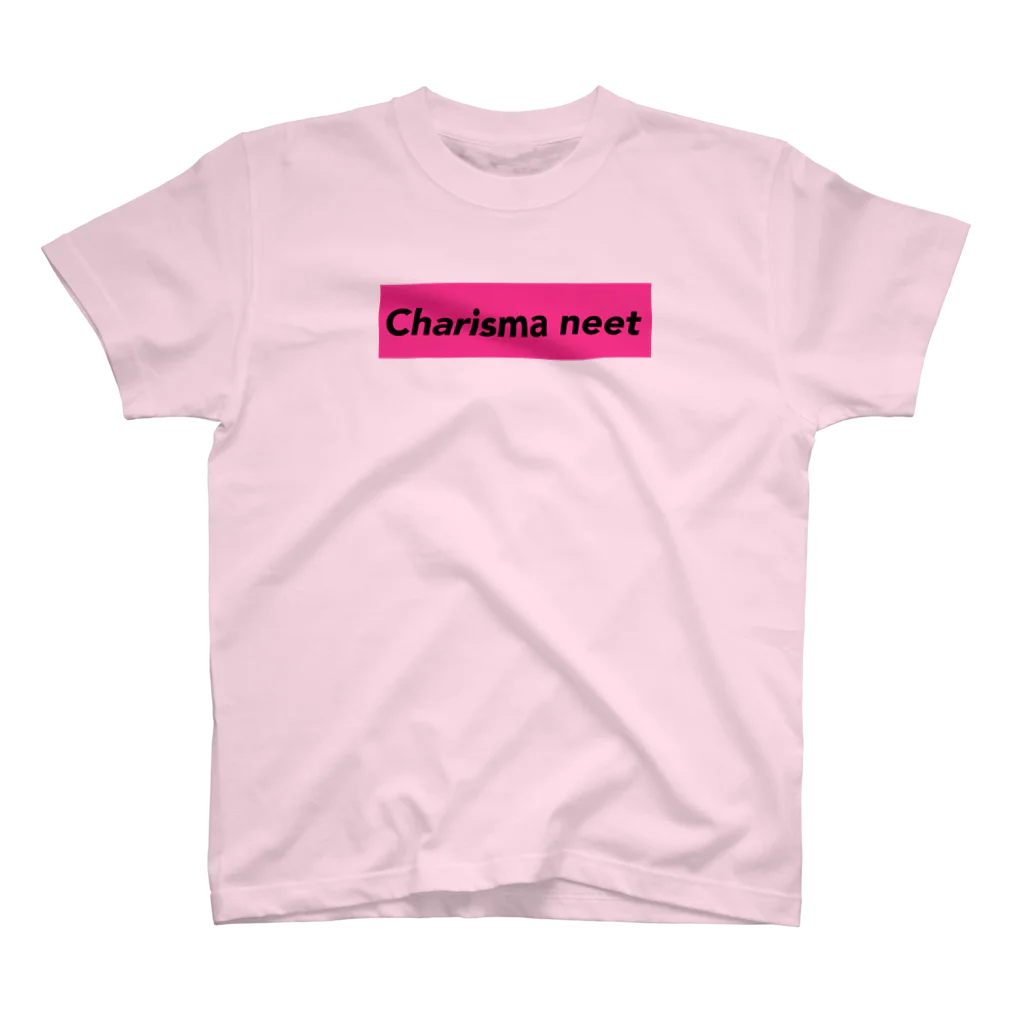 カリスマニートのCharisma neet ブラックピンクボックス スタンダードTシャツ