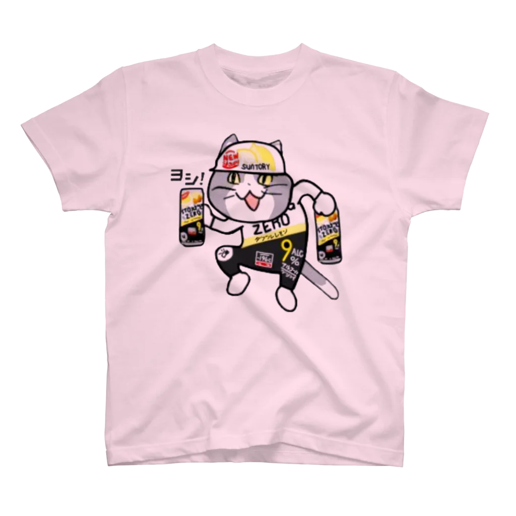 アル中サラサラのストロング猫 スタンダードTシャツ