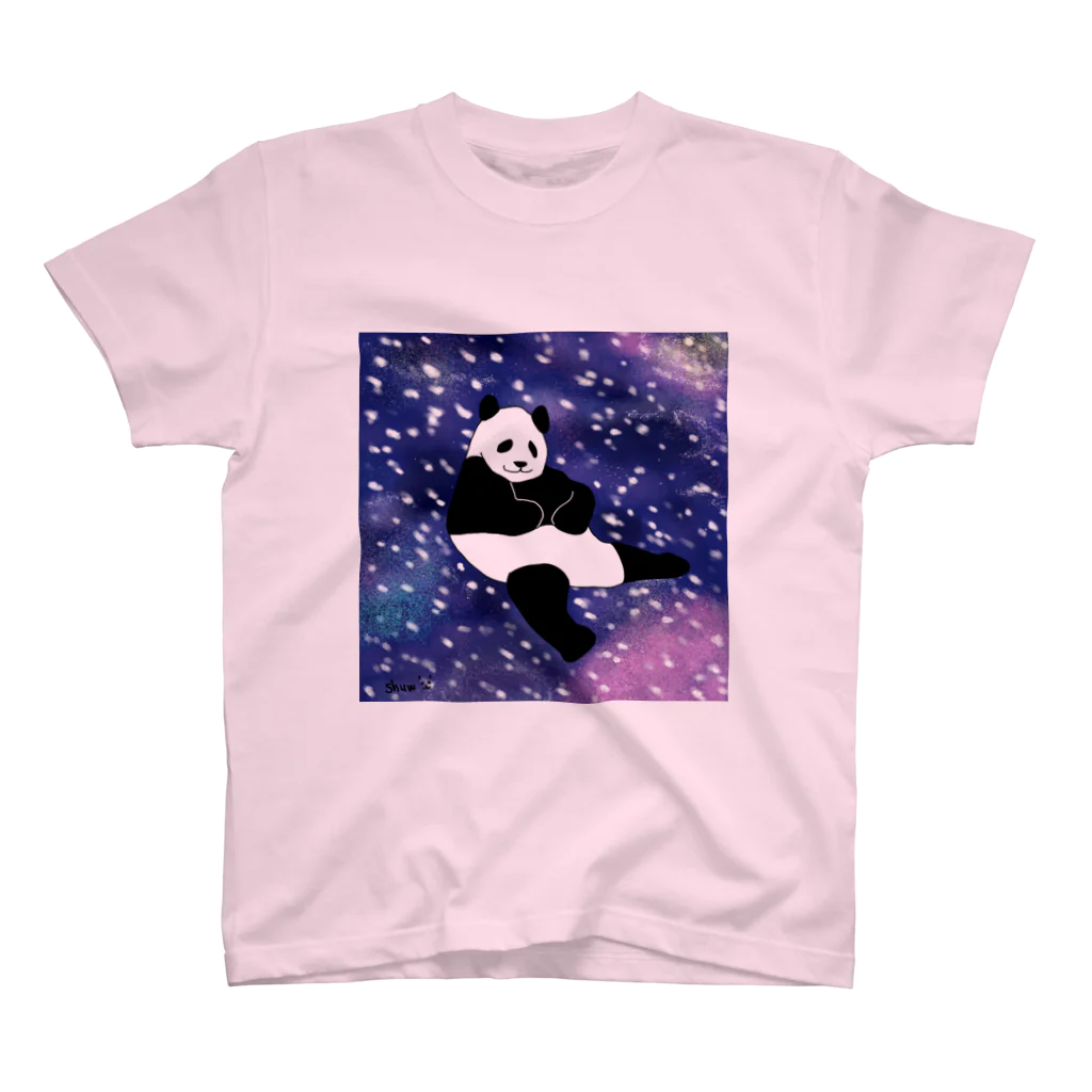 にゃじめのブリザード銀河のパンダ Regular Fit T-Shirt