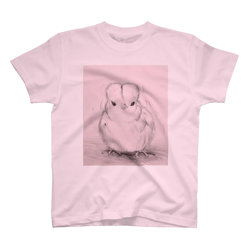 ひよ房のピクピクひよこ🐥ハッピー🎵 スタンダードTシャツ