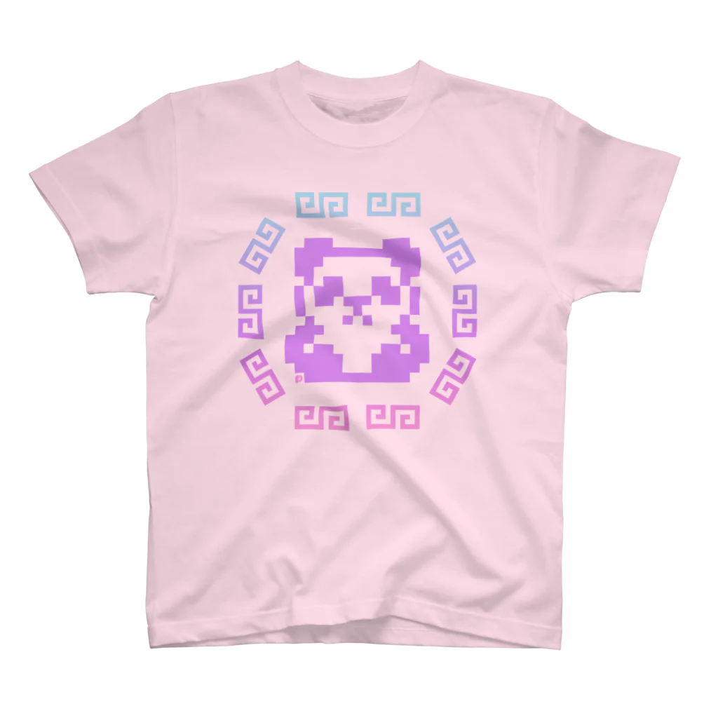 ヌンの8BITぐるぐるぱんだ Regular Fit T-Shirt