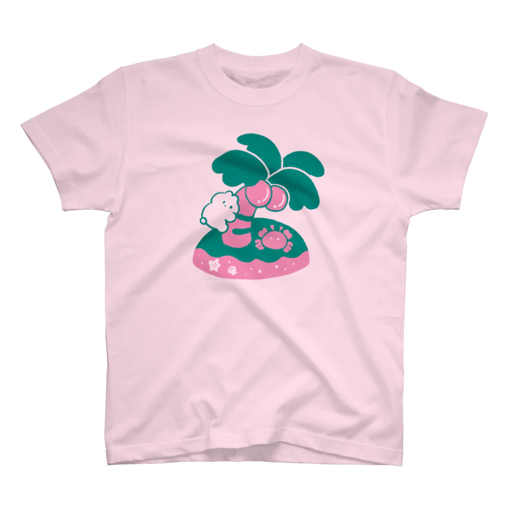 とらっこの夏休み(アイランド) スタンダードTシャツ