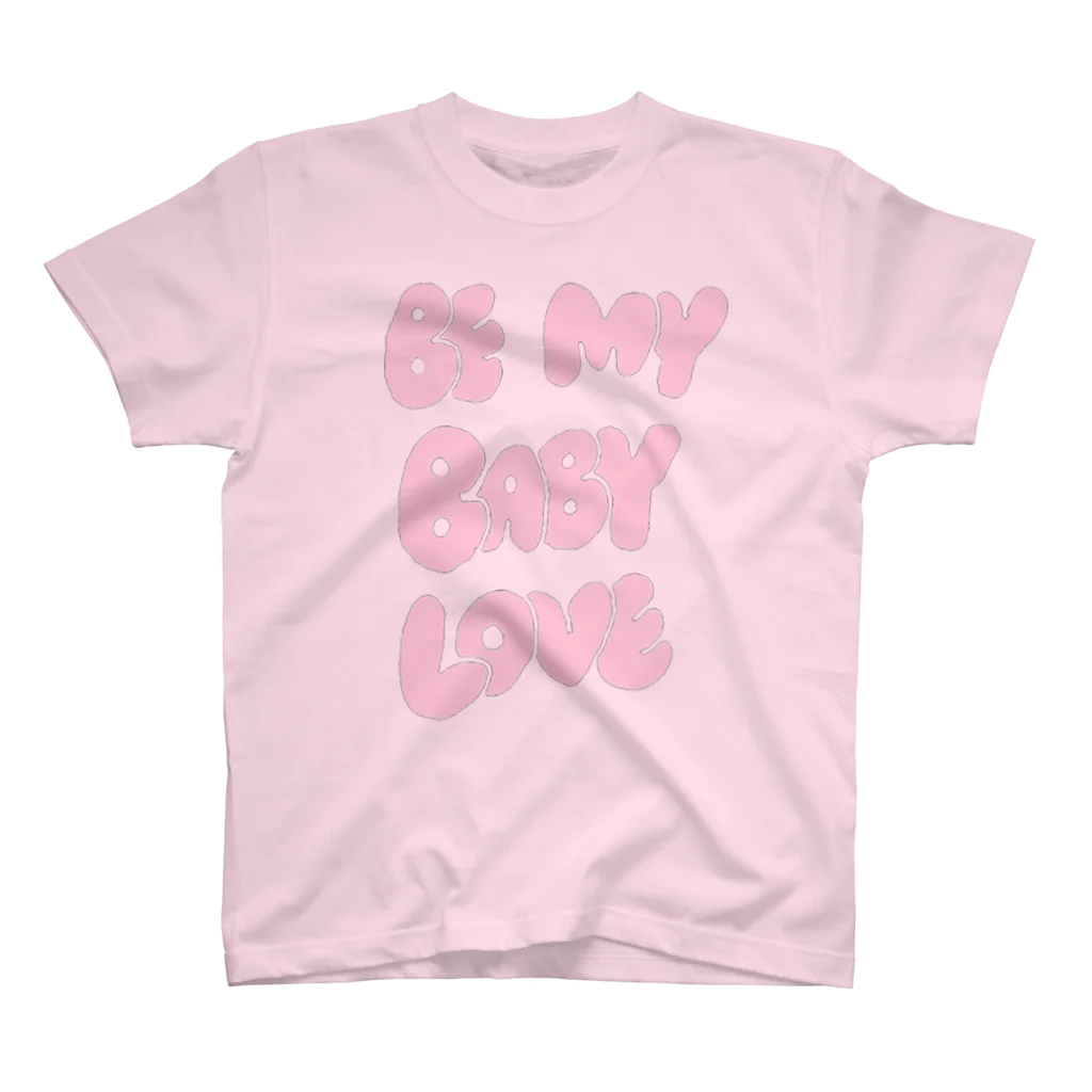 onikawa_babyの鬼可愛英文字のBe My Baby Regular Fit T-Shirt