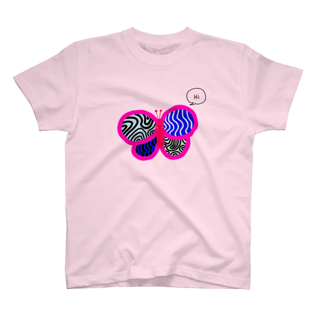 KAJIRIのSHY BUTTERFLY スタンダードTシャツ