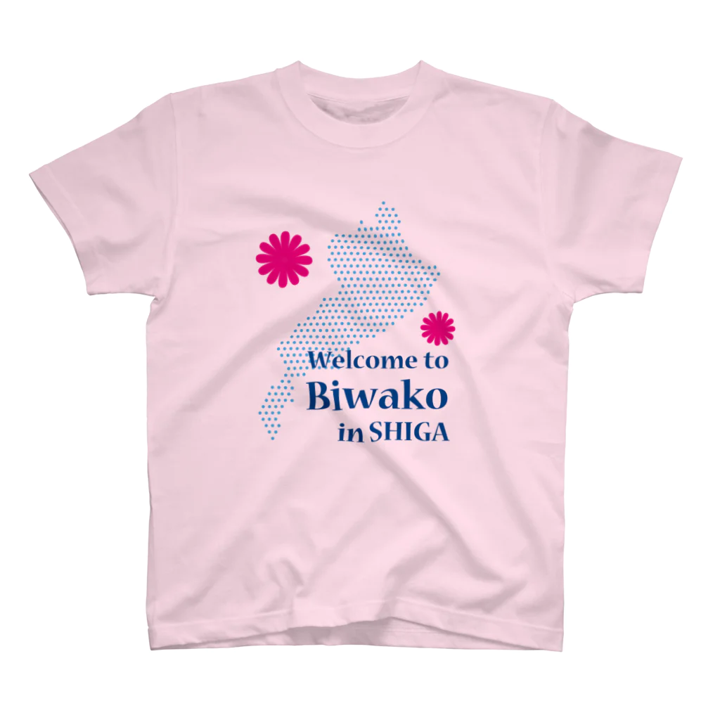 もっちのWelcome to Biwako スタンダードTシャツ