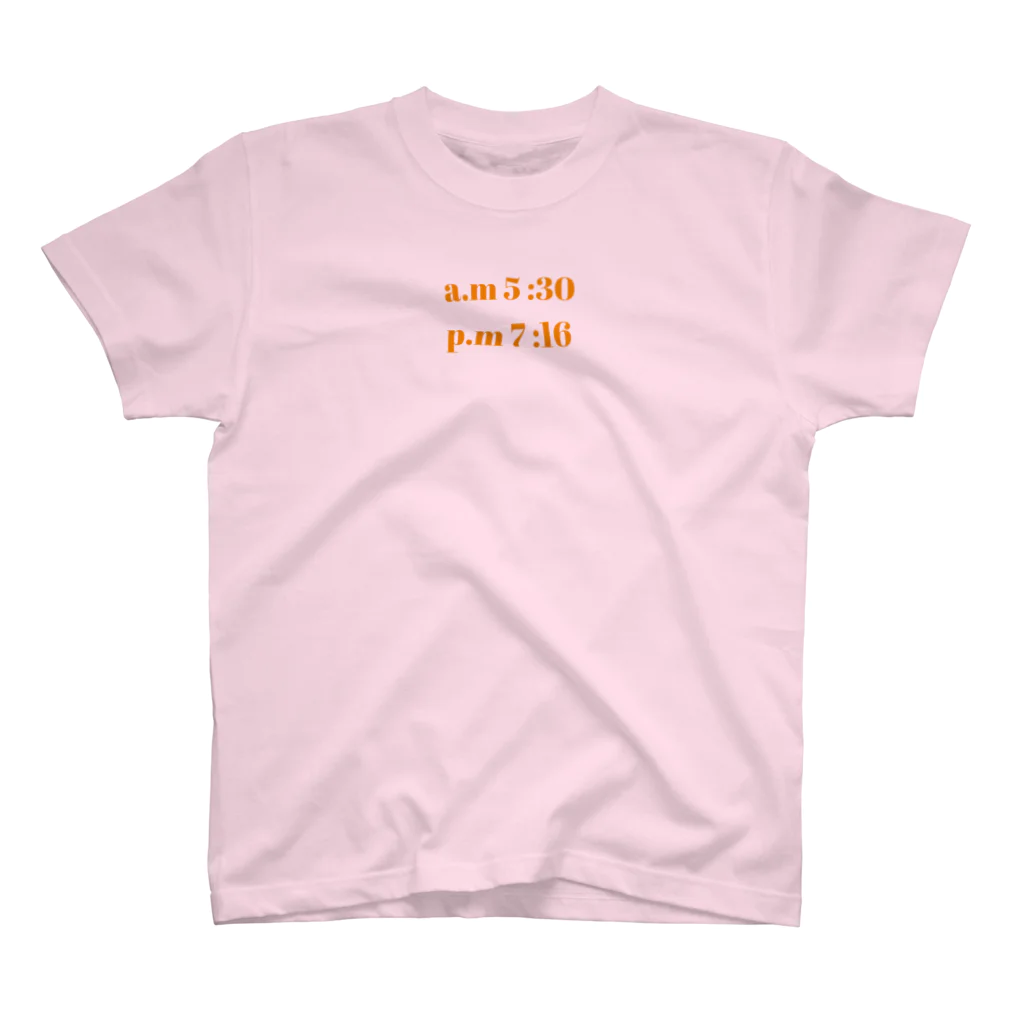 idealのa/p.m series  スタンダードTシャツ