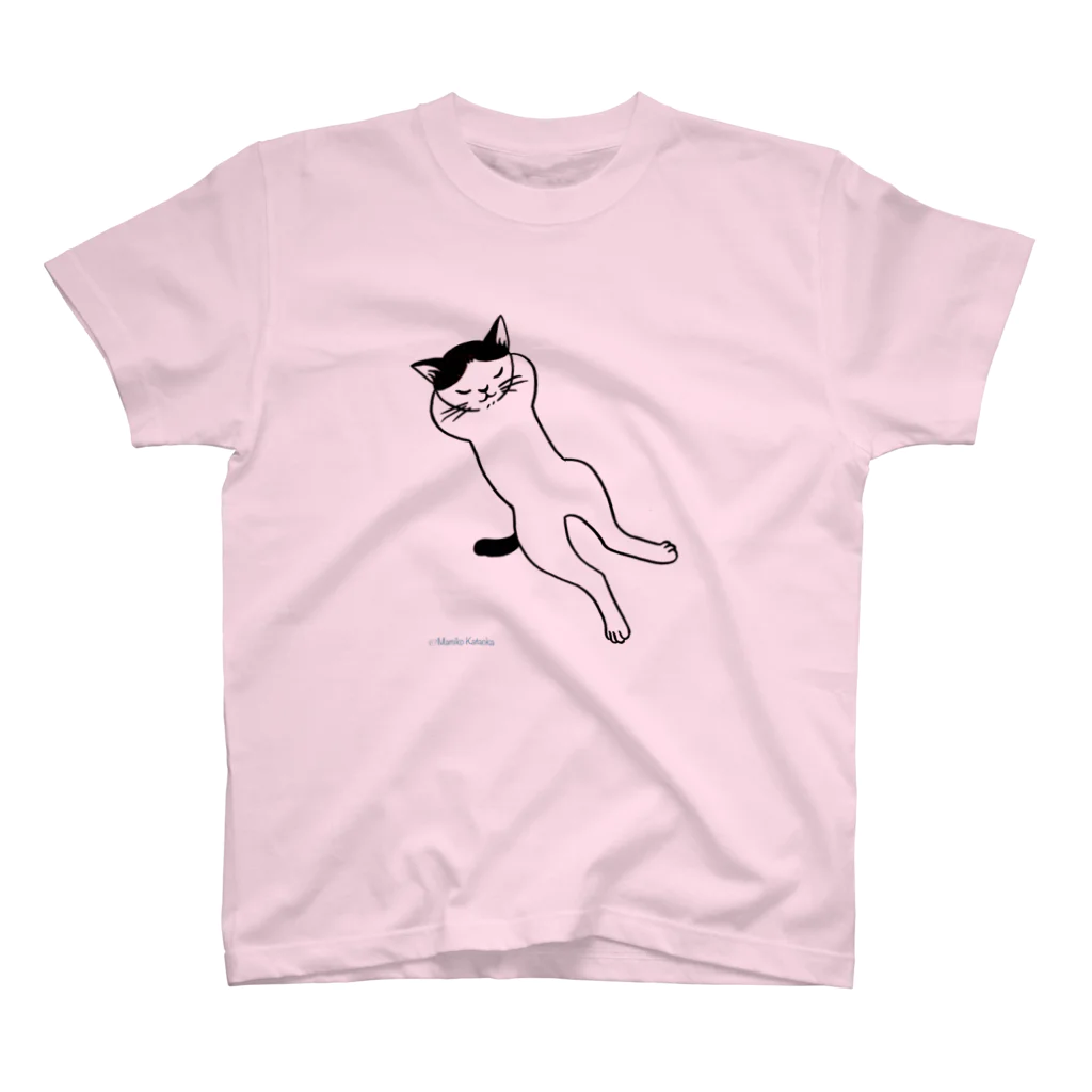片岡まみこsuzuri店のひるね猫 Regular Fit T-Shirt