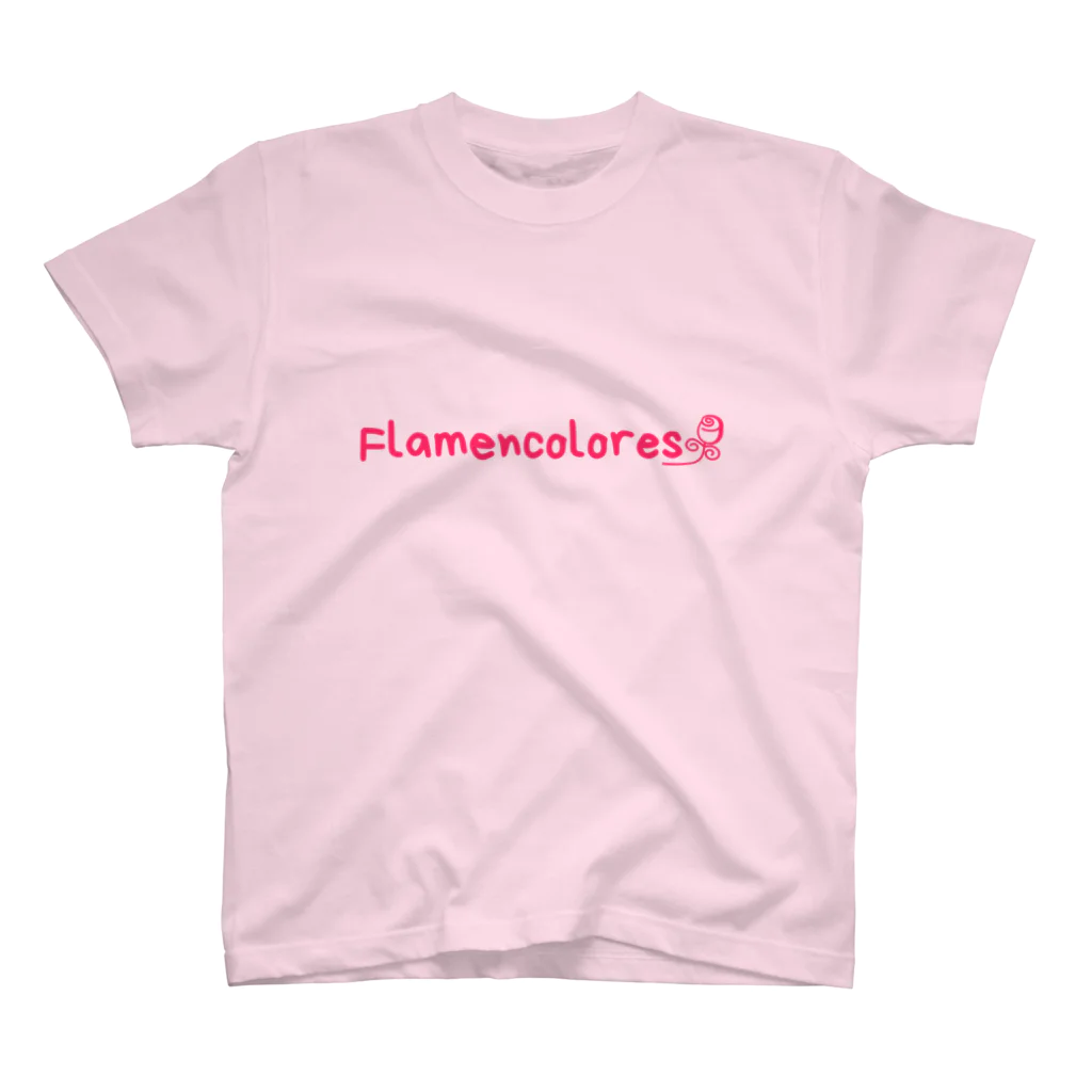 Tienda de Flamencoloresの3 CLAVELES BAILAORA スタンダードTシャツ