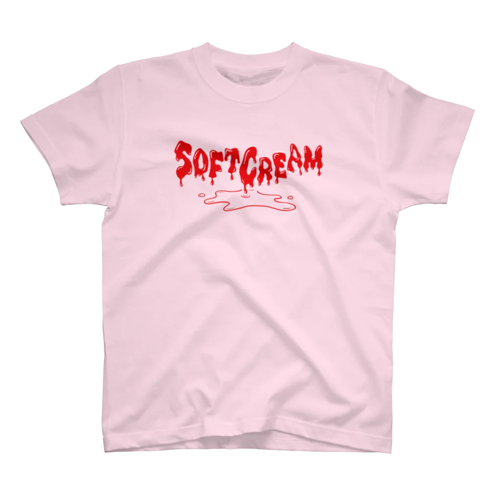 LONESOME TYPE ススのSOFT CREAM（BLOOD） スタンダードTシャツ