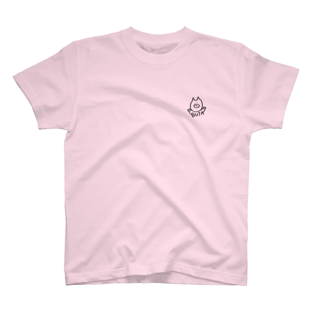 りんごのどうみてもBUTA スタンダードTシャツ