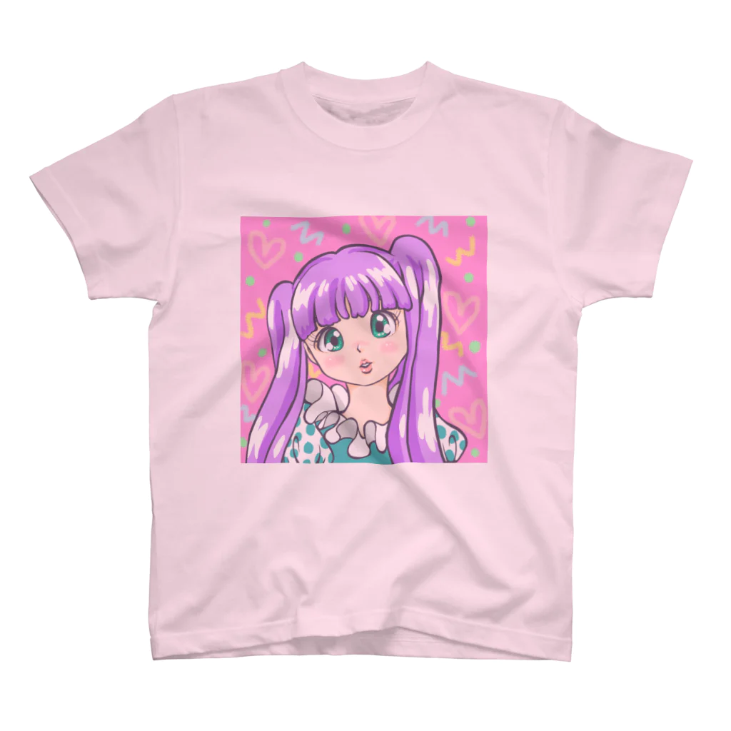 KURUKURUMEEの80Ｓガール スタンダードTシャツ