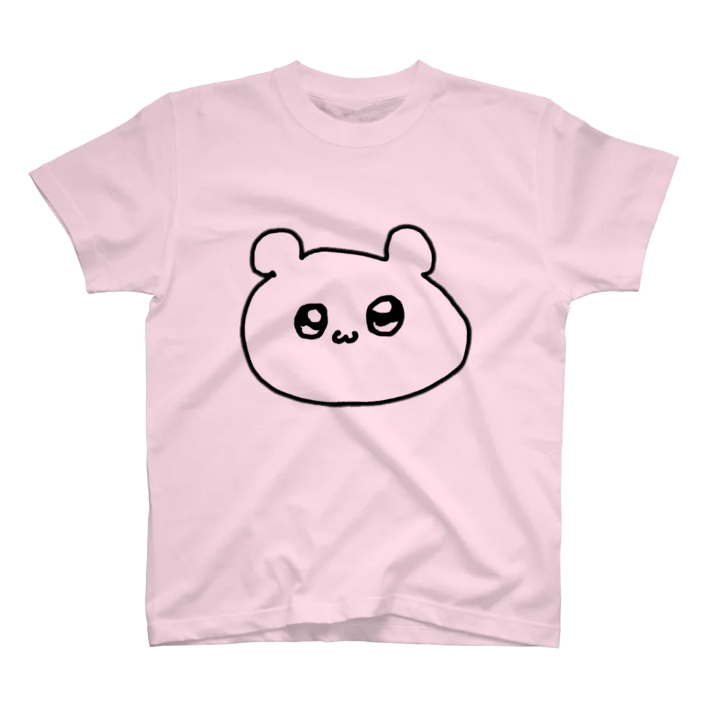 ゆるいぐっずを生み出す母の真実の眼で見つめるくま スタンダードTシャツ