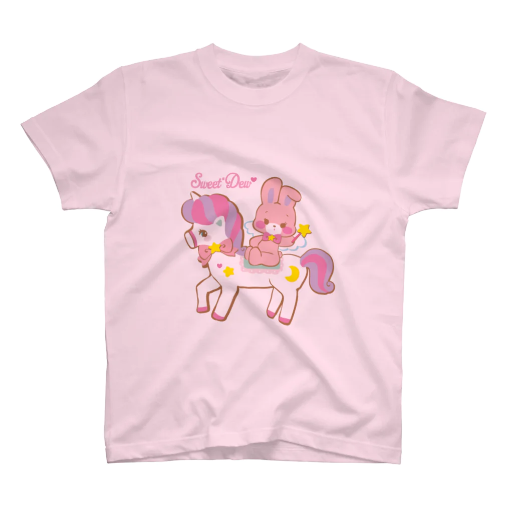 Sweet*Dewのユニコーン＆うさぎ Regular Fit T-Shirt