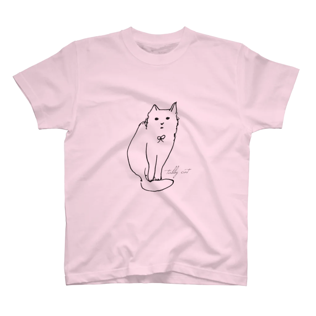 tabbycatのtabby cat カラーTシャツ スタンダードTシャツ