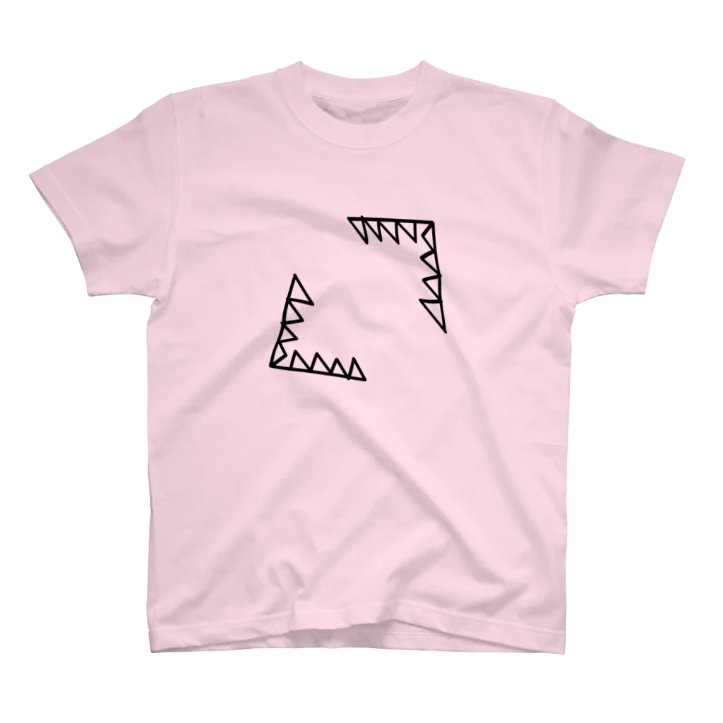 block man のDouble mouth  スタンダードTシャツ