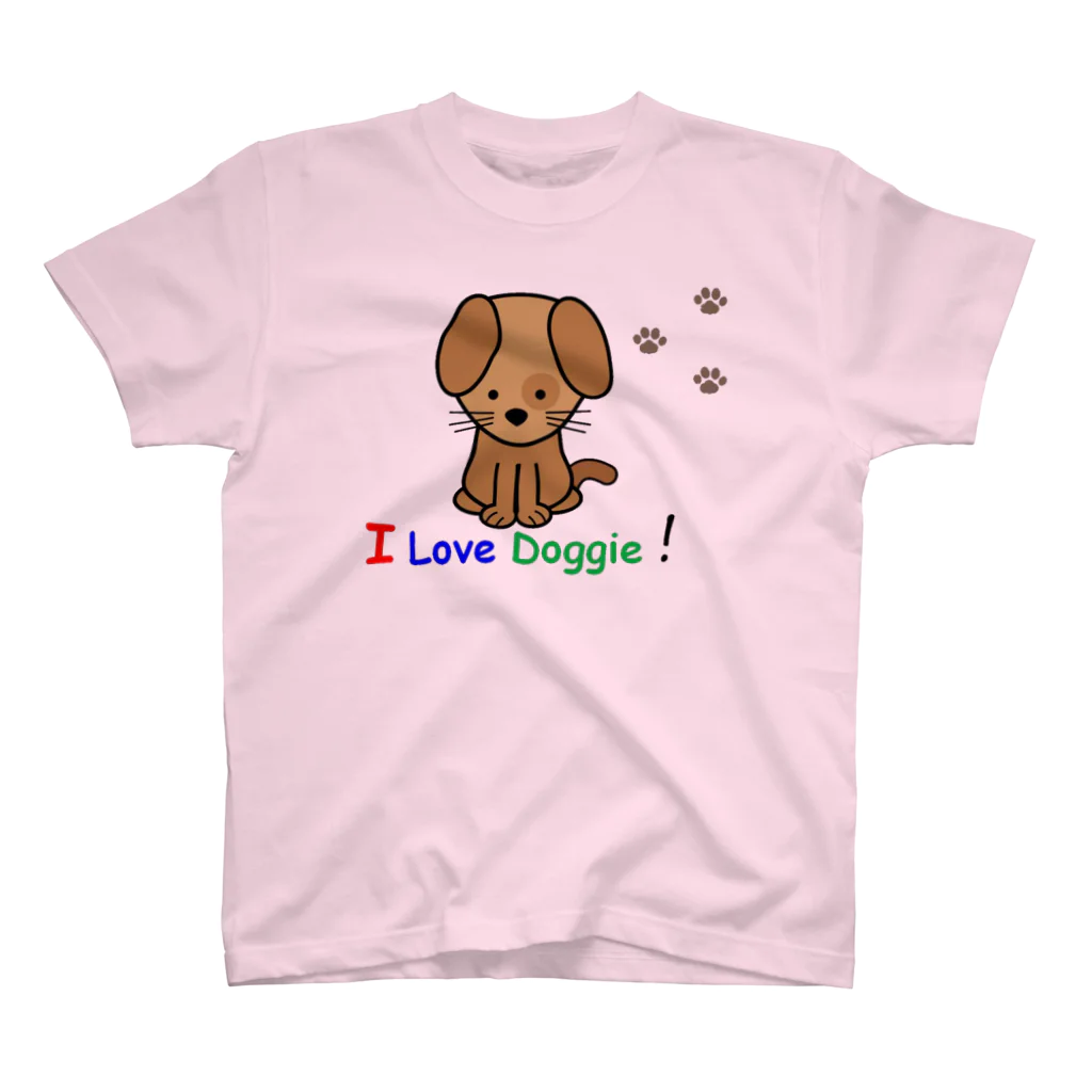 tomdogcatのI live Doggieシリーズ Regular Fit T-Shirt