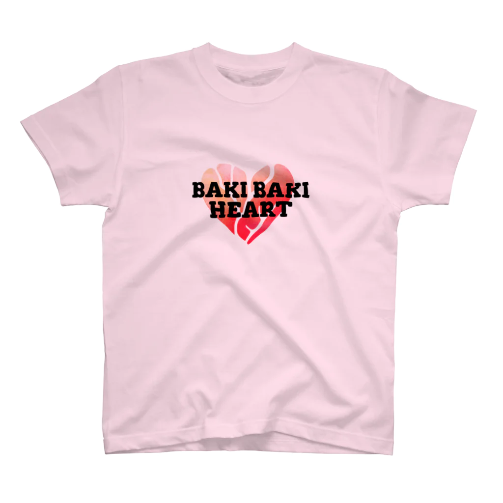 MUKIMUKIちゃんのBAKI BAKI HEART Regular Fit T-Shirt