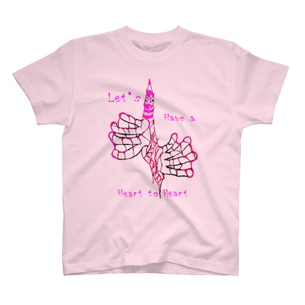 SASARiNS のHave a Heart to heart Regular Fit T-Shirt