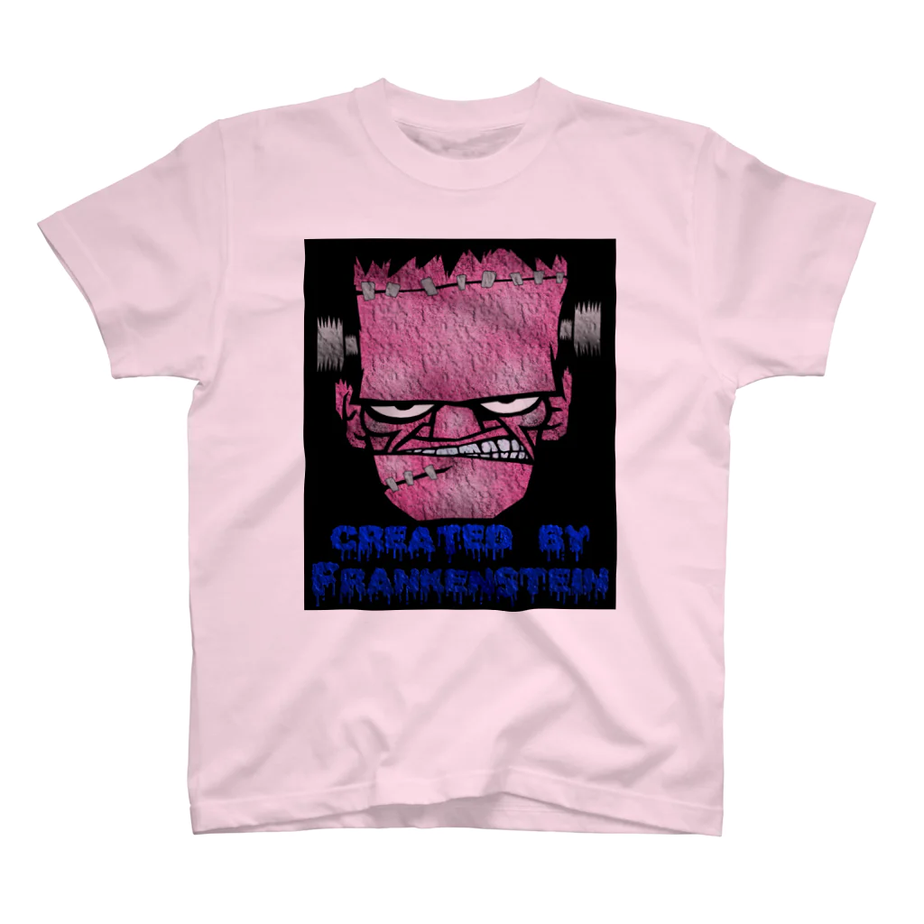 Ａ’ｚｗｏｒｋＳのフランケンシュタイン(PINK FACE) スタンダードTシャツ