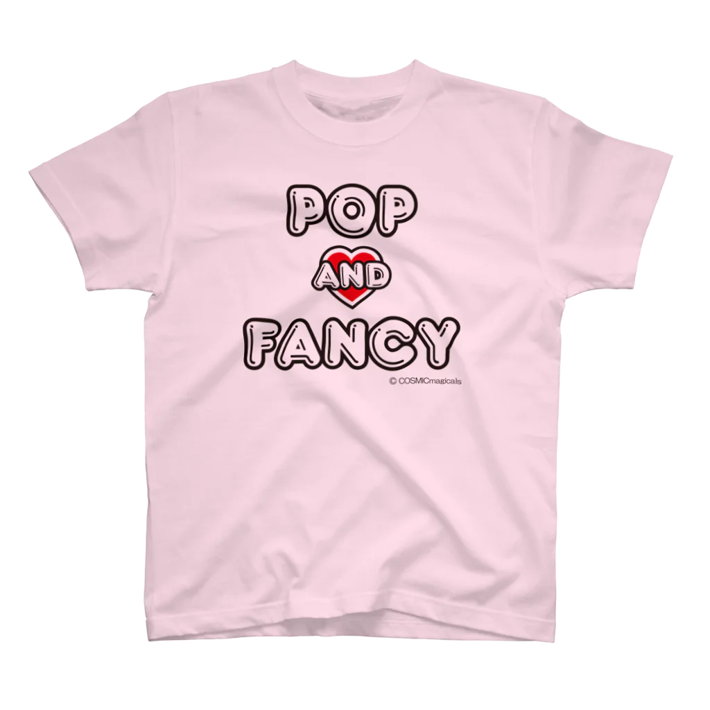 COSMICmagicalsのPOP AND FANCY あか スタンダードTシャツ