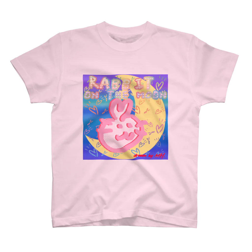 Ａ’ｚｗｏｒｋＳのRABBIT ON THE MOON スタンダードTシャツ