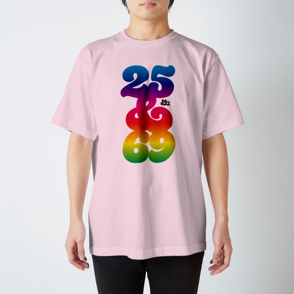 NicoRock 2569の25&69 Rainbow Regular Fit T-Shirt