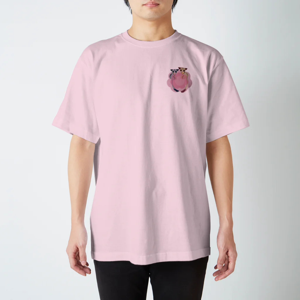 フクロモモンガのmelmocoのちっちゃめ推しモモんず Regular Fit T-Shirt