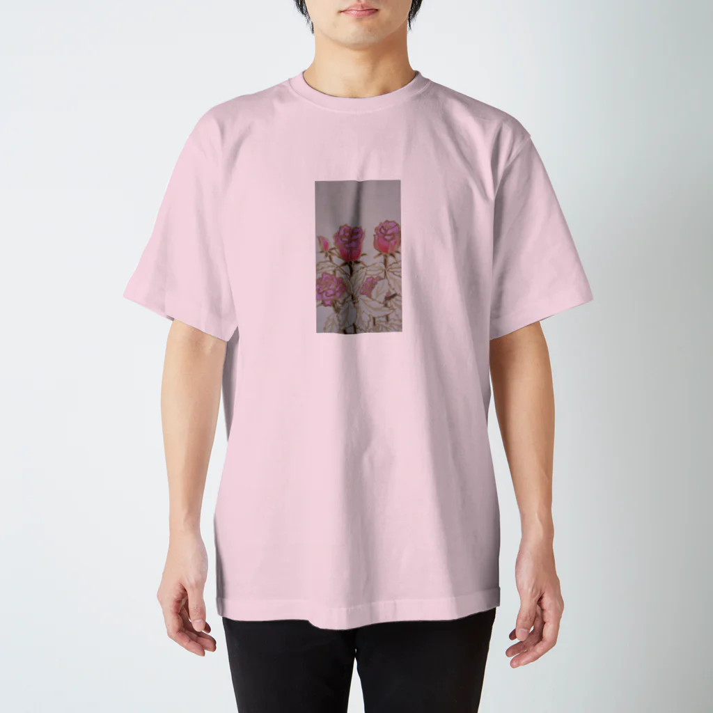 あしゃ姫のPink Rose スタンダードTシャツ