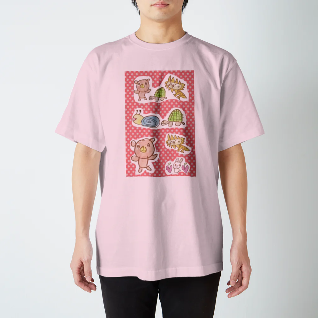 Rakudamamaのコラージュ スタンダードTシャツ