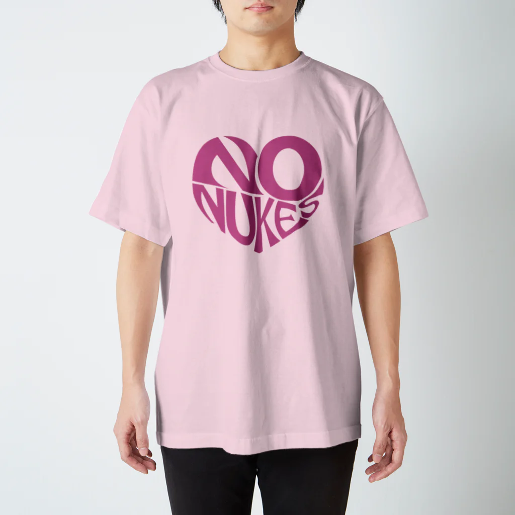 Chou InoのNO NUKES HEART Regular Fit T-Shirt