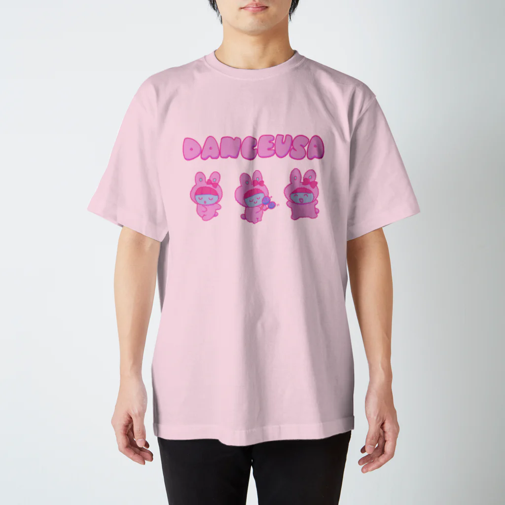 ピンクツインテール🌷のDanceusa(うさ) Regular Fit T-Shirt