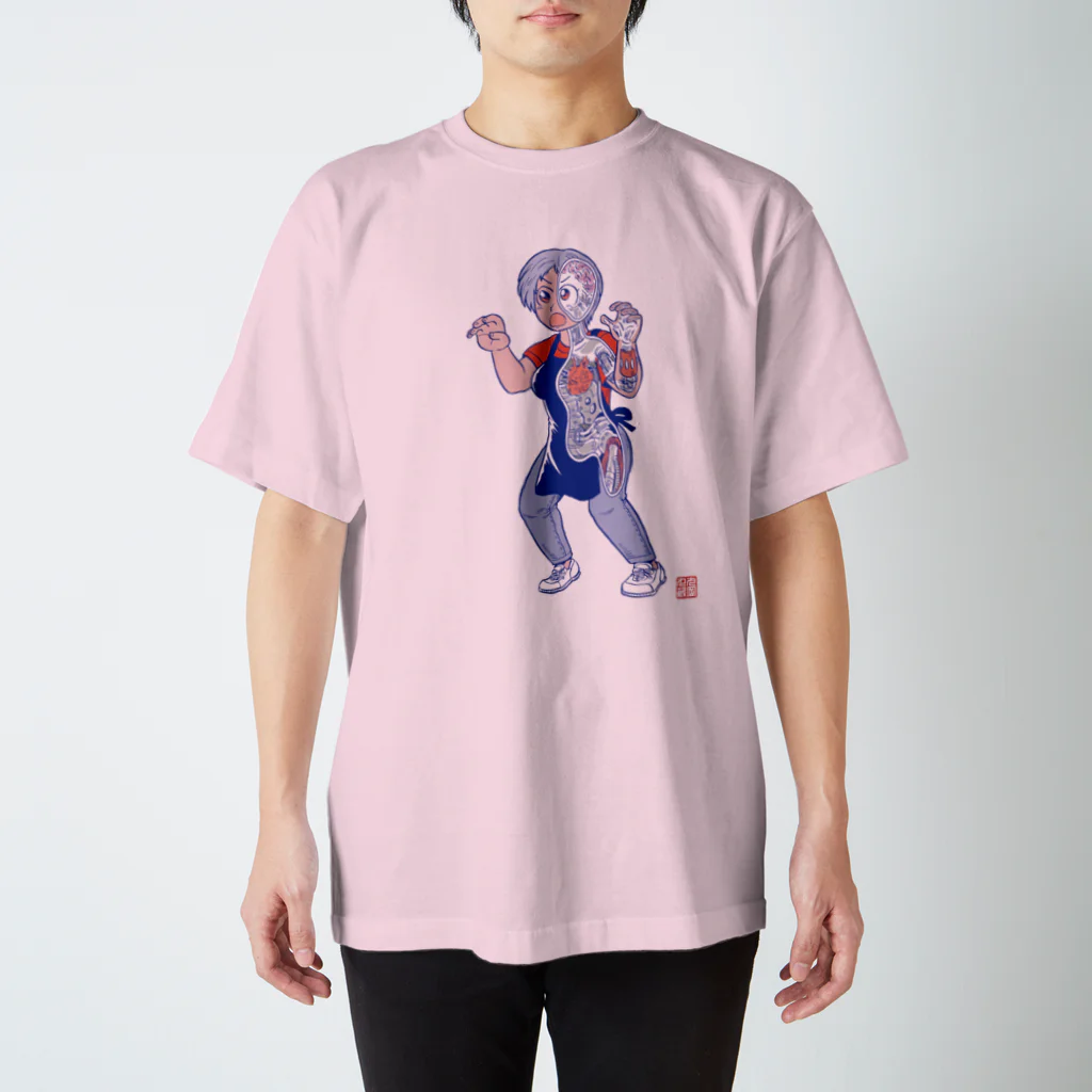 丸岡九蔵の陋巷酒家　笑美ちゃん スタンダードTシャツ