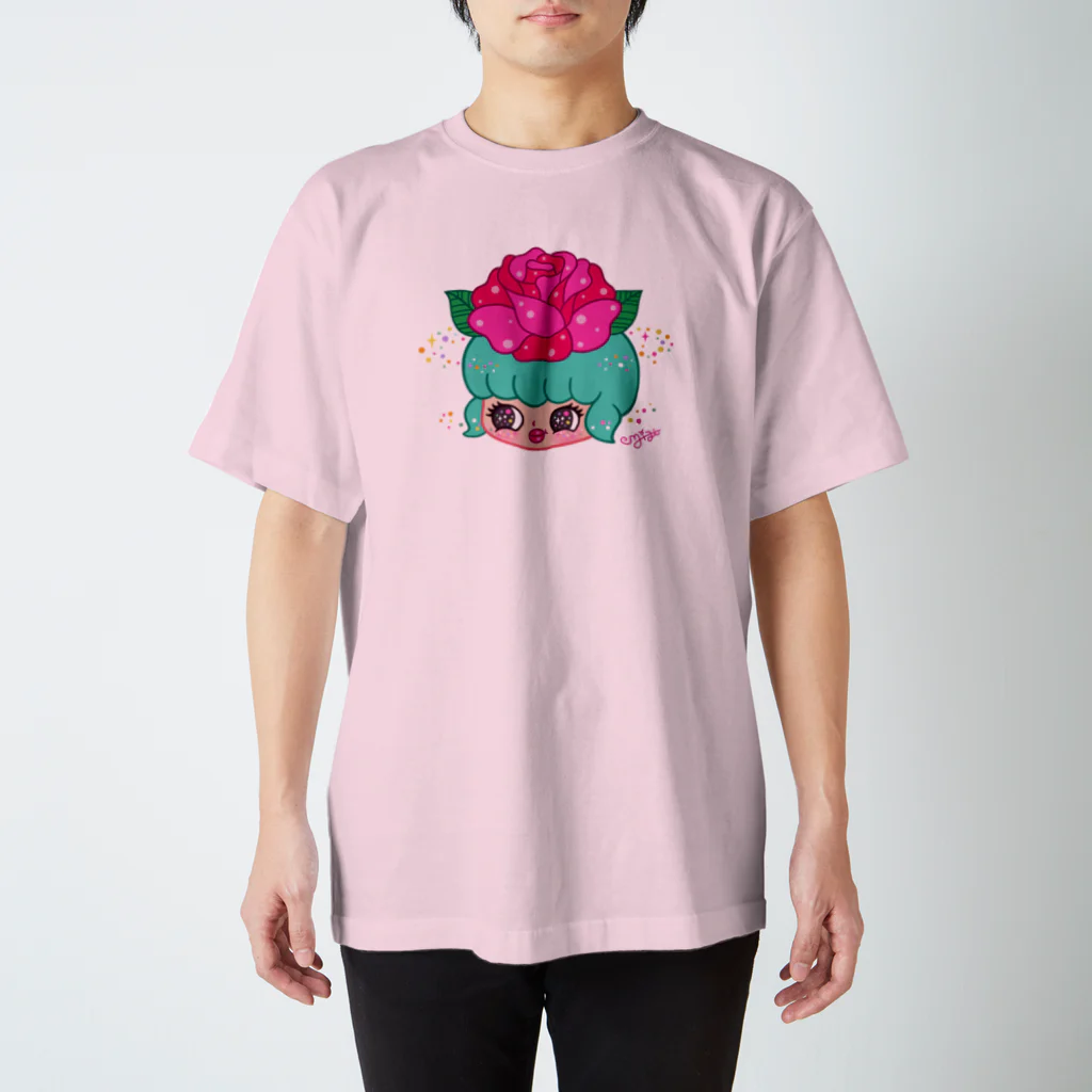 ミジワールドSUZURIショップのROSE スタンダードTシャツ