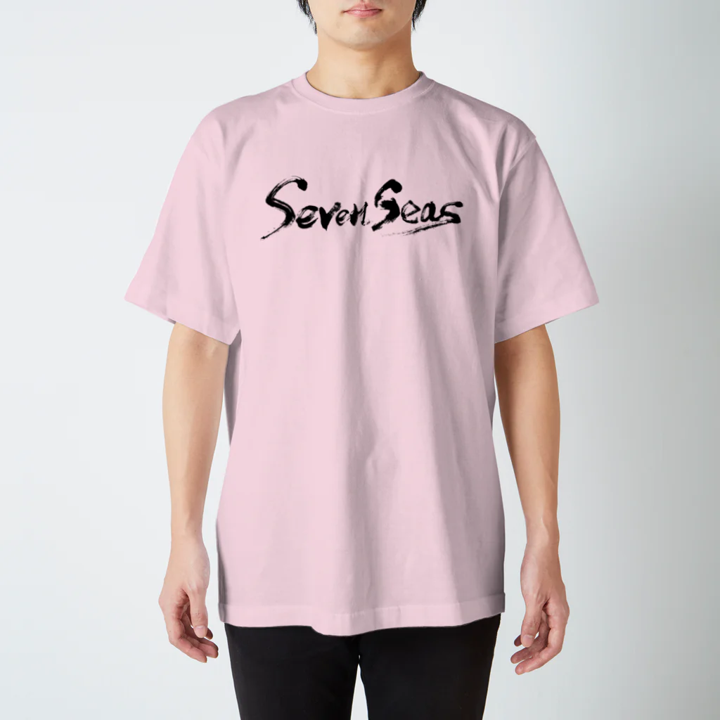 セブンシーズ Online StoreのSeven Seas 文字ロゴ（黒文字） スタンダードTシャツ