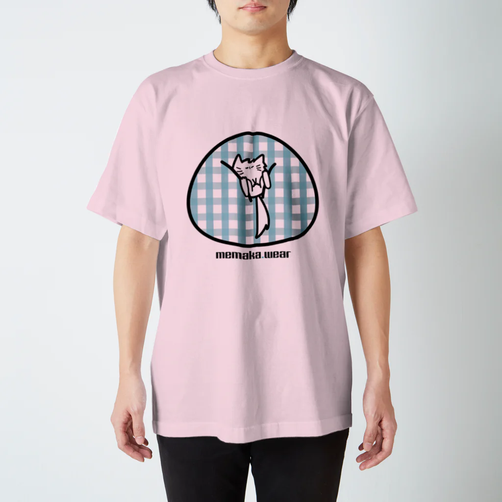 memakaのshirokemo ねこ くつろぎ スタンダードTシャツ