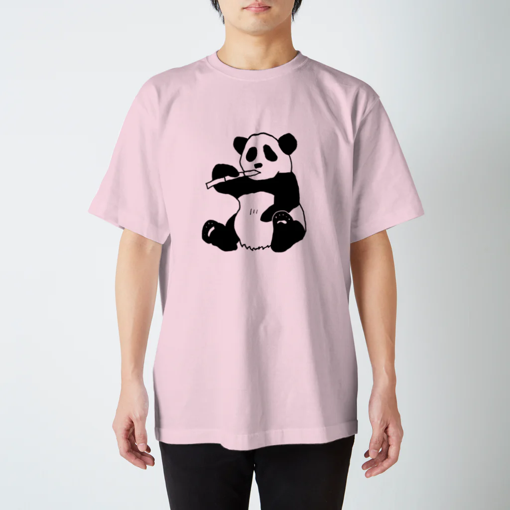 mizoo-suzuri店のmizoo panda Regular Fit T-Shirt