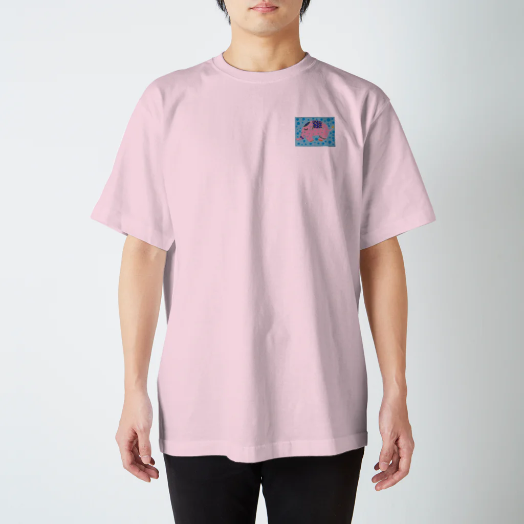 ピンクの象のピンクの象 スタンダードTシャツ