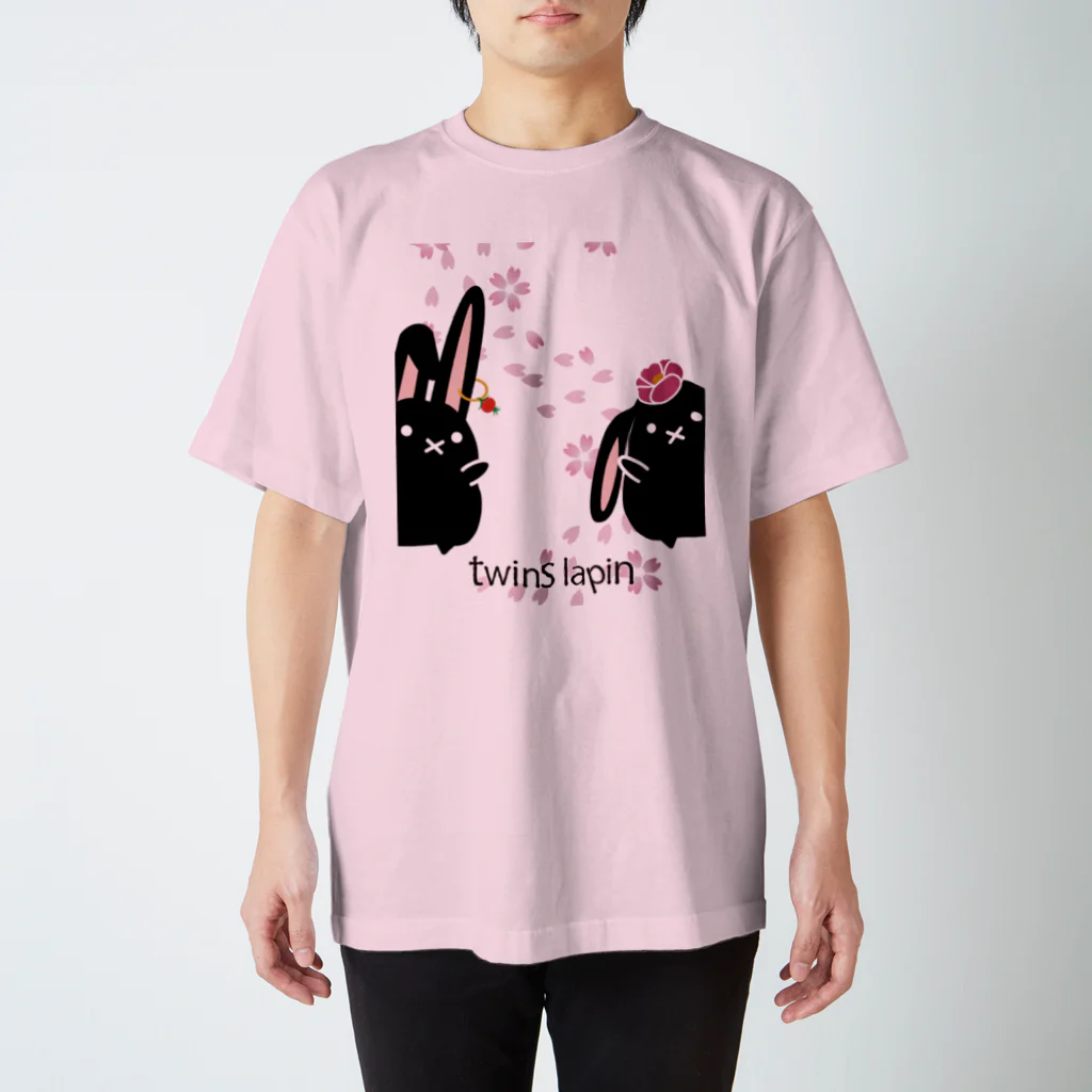 MST@twins lapin うさまろ ぴかまろのtwins lapin Regular Fit T-Shirt