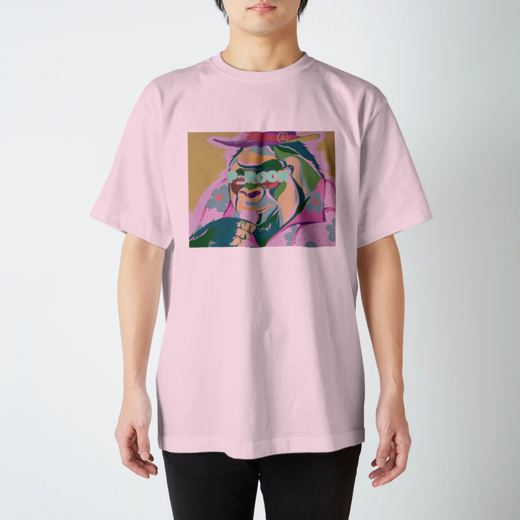 P_ROCKのマカロン食す スタンダードTシャツ