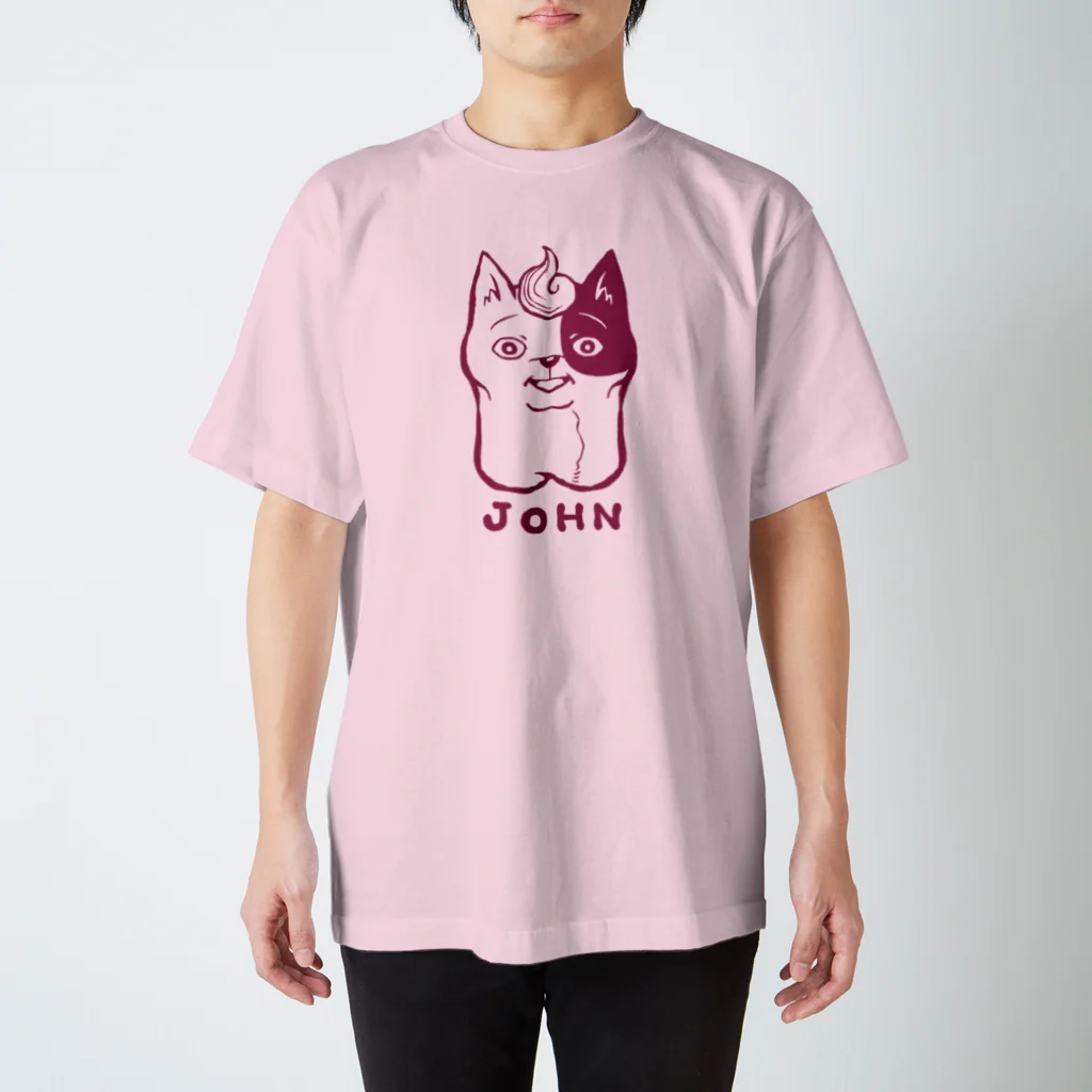 キャットタング鈴原のJOHN（赤） Regular Fit T-Shirt