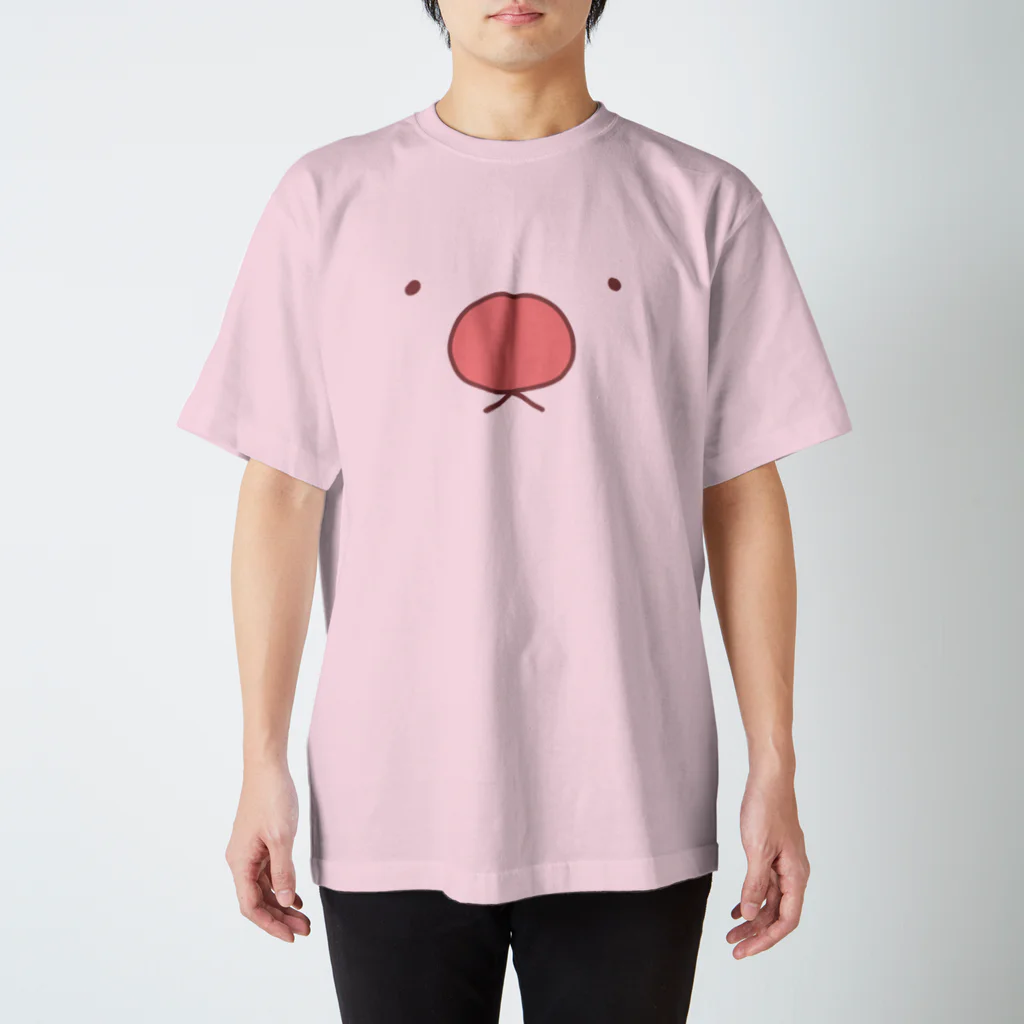 西瓜　みいのうさぴんくドアップ スタンダードTシャツ