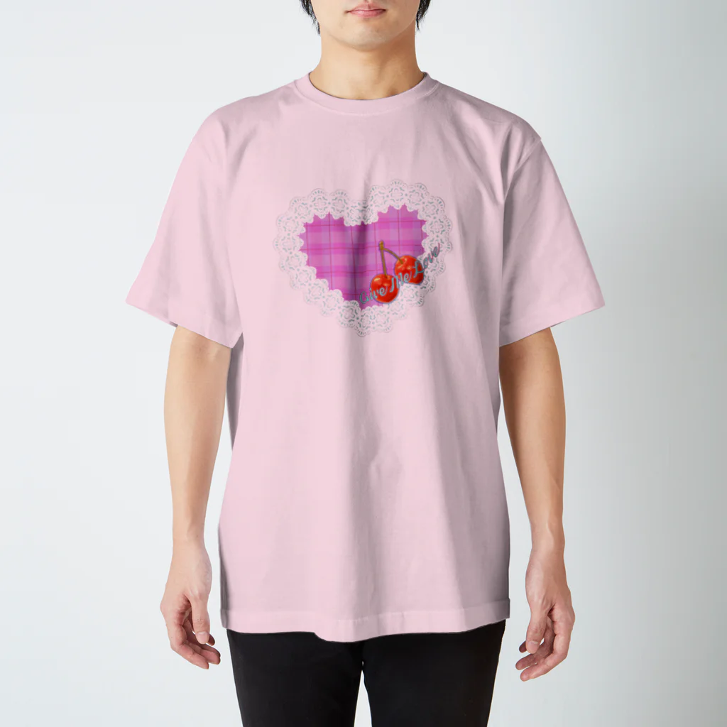 mmmthirteenのレース&ハート(Give me love) スタンダードTシャツ