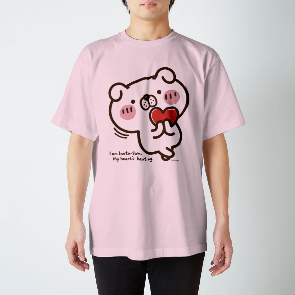 みーすけのいぬ田さん・はーと♥ スタンダードTシャツ