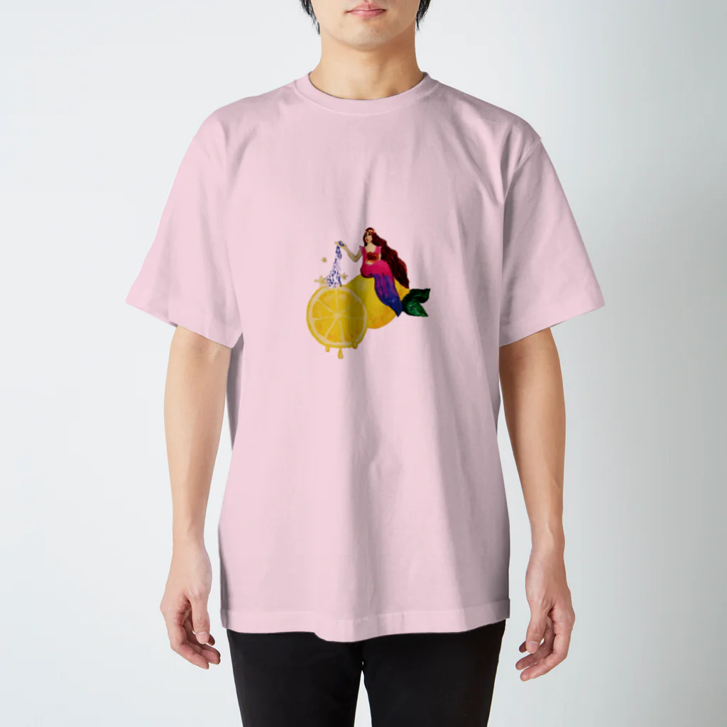 oriettyの美女とレモン スタンダードTシャツ