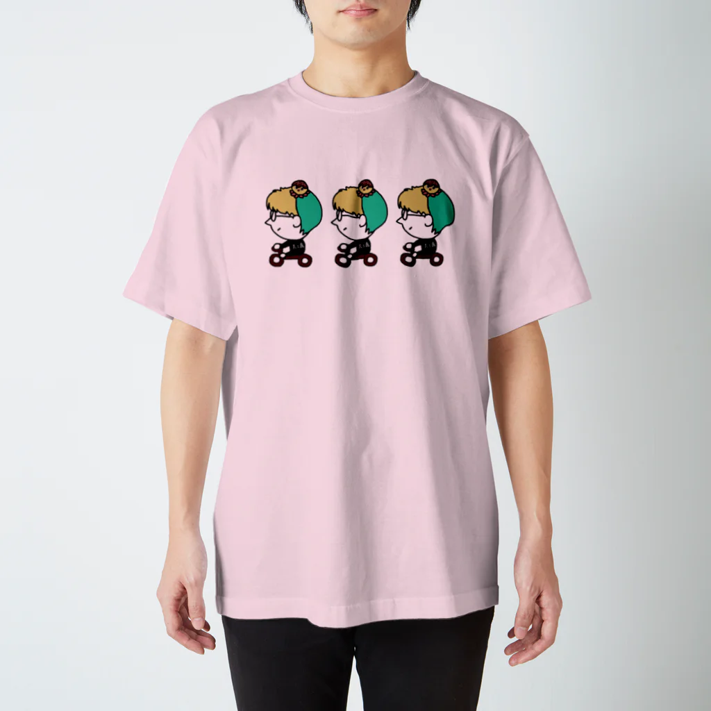 たこ虎しろちゃんのたこ虎しろちゃん スタンダードTシャツ