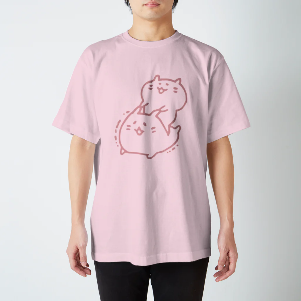 LINEスタンプ販売中ぱんのむにむにハムスター（ピンク線） Regular Fit T-Shirt